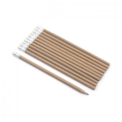 #2/HB BioFiber Pencils w/Natural wood color
