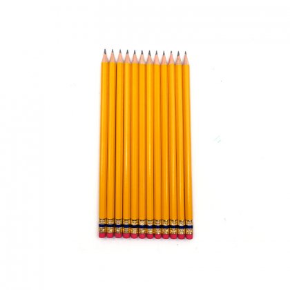 #2/HB Hexagonal Yellow Pencils