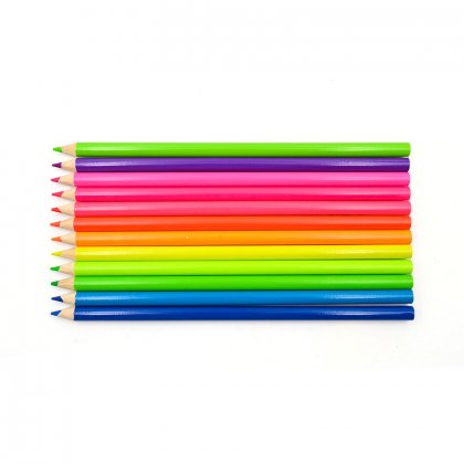 12ct Neon Colored Pencils